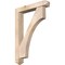 Ekena Millwork Westlake Arts and Crafts Smooth Bracket w/ Offset Brace, Douglas Fir, 5 1/2"W x 30"D x 42"H BKT0604X30X42WTL03SDF - alternate 1